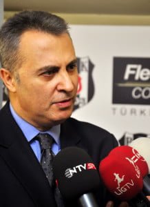 BESIKTAS KULUBU BASKANI FIKRET ORMAN