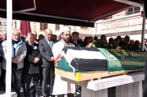 Ali İhsan Karayiğit cenaze töreni