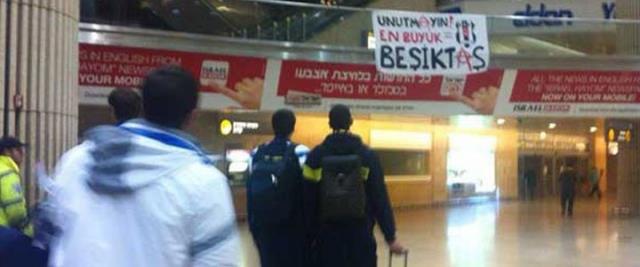 besiktas pankart israil