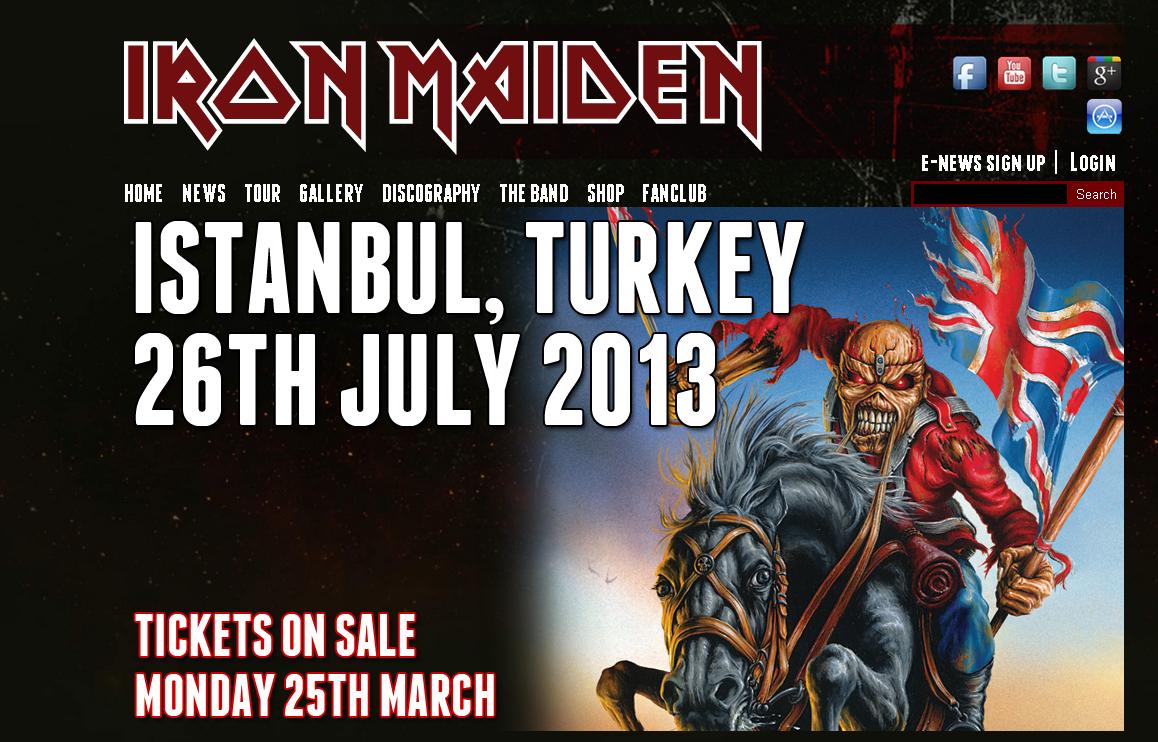 iron maiden istanbul