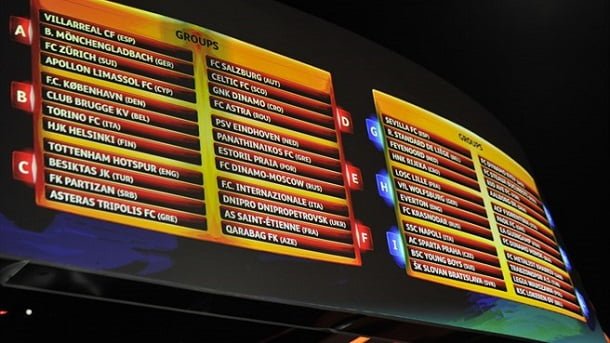 Besiktasın Ve Trabzonsporun UEFA Avrupa Grubu Rakipleri