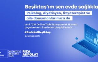 Beşiktaş Belediyesi’nden online tıbbi destek