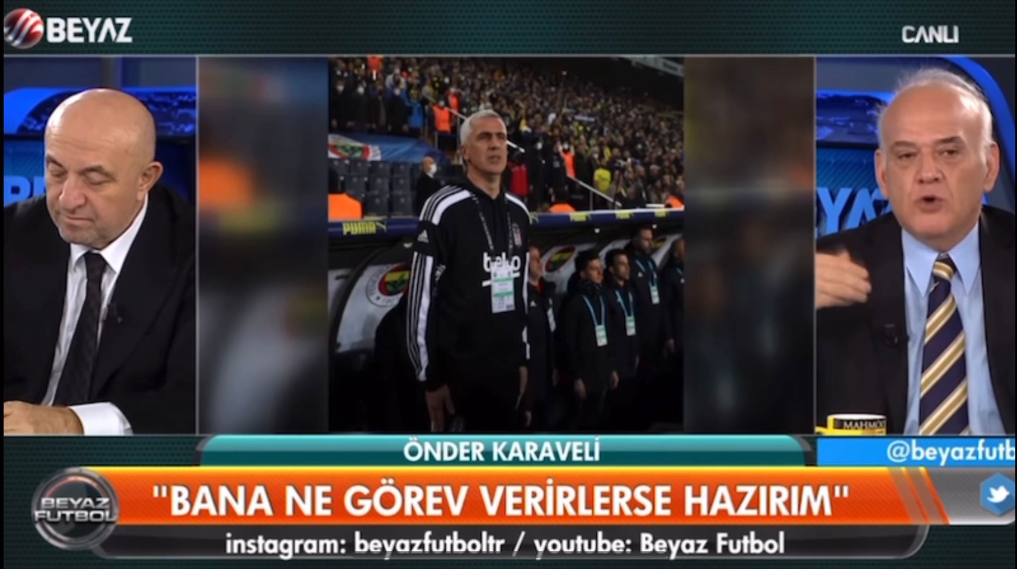 beyaz tv bjk onder karaveli