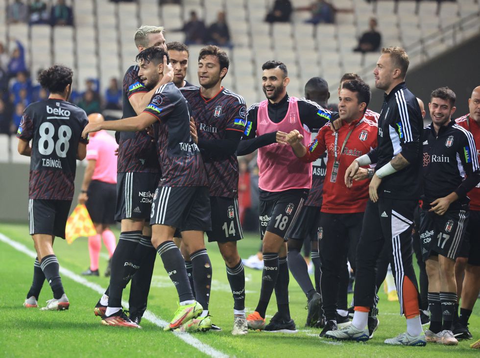 Giresunspor Besiktas Gol Sevinci