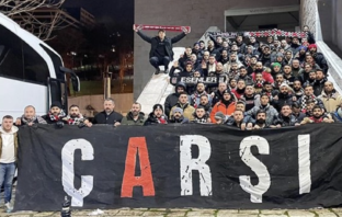 Beşiktaş taraftarı, depremzedelere yardım için Hatay’a hareket etti Carsi Yola Cikti