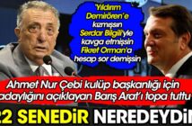 Ahmet Nur Çebi, Hasan Arat'ı topa tuttu: 22 senedir neredeydin