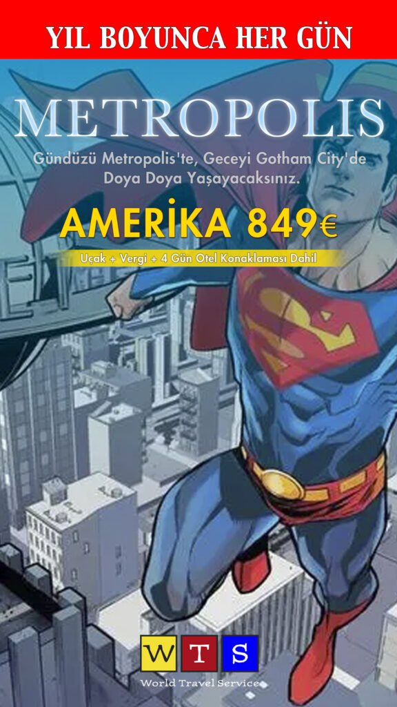WTS ile Yıl Boyunca Her Gün En Avantajlı ve Para İadesi Garantisiyle Metropolis Turları