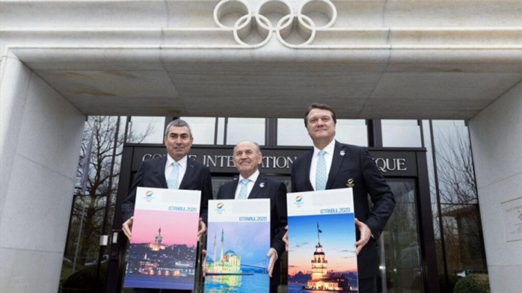 Hürser Tekinoktay'dan Olimpiyat Komitesine: "Kas Hırsızlığı yapmayın" 3 Milli Olimpiyat Komitesi Uğur Erdener ve Hasan Arat Kadir Topbaş ile