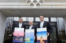 Milli Olimpiyat Komitesi Uğur Erdener ve Hasan Arat Kadir Topbaş ile