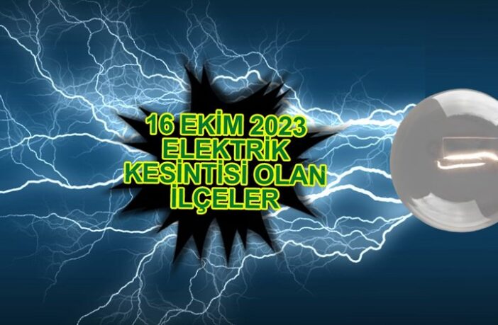 Beşiktaş'ta bugün hangi mahallelerde elektrik kesintisi olacak