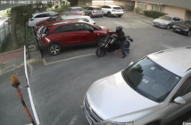 Etiler'de motosiklet hırsızları kamerada