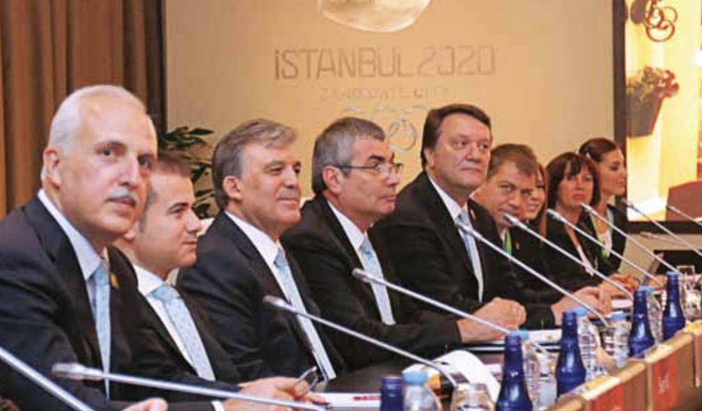 Hasan Arat ve Abdullah Gül İstanbul 2020 Olimpiyat ve Paralimpik Oyunları Tanıtımınında