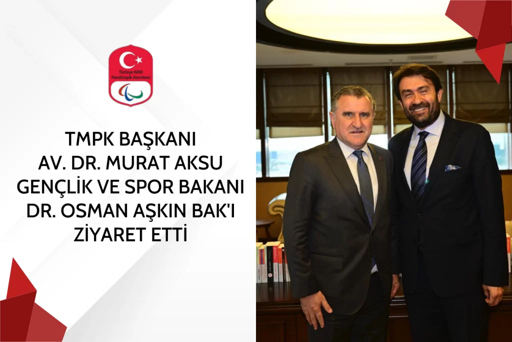 Murat Aksu Aralık 2022’de Türkiye Milli Paralimpik Komitesi’nin, Ocak 2023’de ise Türkiye Engelliler Spor Yardım ve Eğitim Vakfı  Başkanı olmuştur.