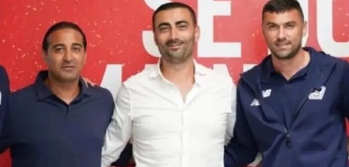 Burak Yılmaz Ali Bilecan ile birlikte