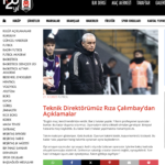 Beşiktaş Kulübünün Resmi Web Sitesi Rıza Çalımbay