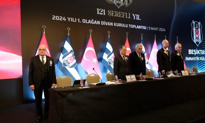 Beşiktaş JK Divan Kurulu Toplantısı Yapıldı. Divan Başkanı Tevfik Yamantürk toplantı öncesi Hasan Arat gece yemekte konuştuklarını anlatarak söze başladı.