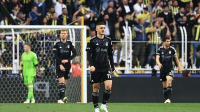 Fenerbahçe - Beşiktaş derbisinde Al-Musrati kırmızı kart gördü