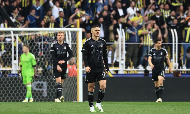 Fenerbahçe - Beşiktaş derbisinde Al-Musrati kırmızı kart gördü