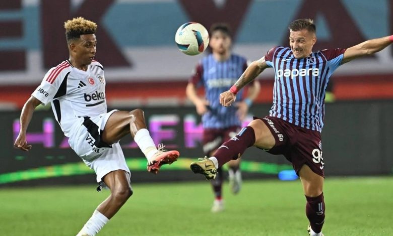 Beşiktaş 10 kişilik Trabzonspor'u geçemedi: 1-1 1 Trabzonspor: 1 - Beşiktaş: 1