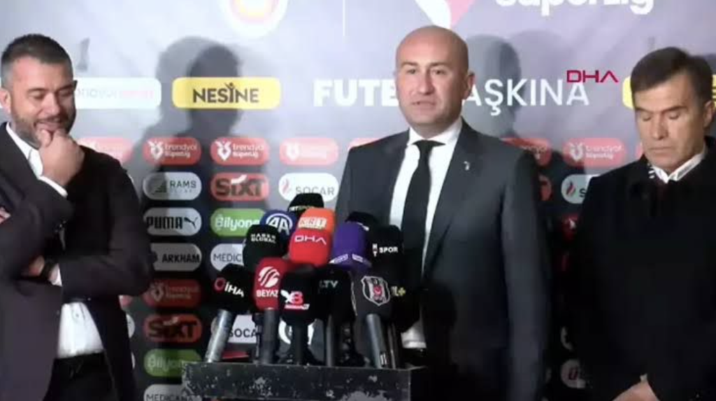 Beşiktaş Kasımpaşa'ya 3-1 mağlup oldu - MAÇ ÖZETİ 3 Hüseyin Yücel, Feyyaz Uçar ve Onur Göçmez ile birlikte yaptığı açıklamasında; "TFF Başkanı İbrahim Hacıosmanoğlu bize söz verdi." dedi