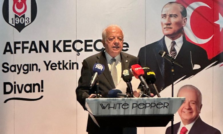 Beşiktaş'ta Divan Kurulu Başkan Adayı olan Affan Keçeci, ekibini ve kurullarını tanıttı