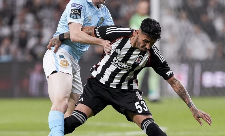 Beşiktaş, UEFA Konferans Ligi'nde ilk maçta deplasmanda 4-1 yendiği St. Patricks'i geriden gelip 3-2 devirdi