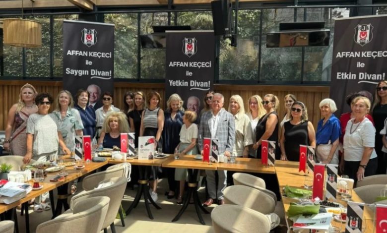 Beşiktaş Divan Kurulu Başkan adayı Affan Keçeci, Divan Kurulu üyesi Dişi Kartallar ile bir araya gelerek projelerini anlattı.