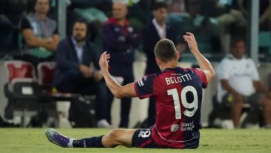Semih Kılıçsoy'un Beşiktaş'tan satın alma opsiyonuyla kiralandığı Cagliari'de birinci santrfor Andrea Belotti 6-7 ay yok