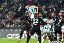 Trendyol Süper Lig’de Beşiktaş, 7 eksikle gittiği erteleme maçında Konyaspor deplasmanında Ndidi ve Abraham ile 3 puanı aldı