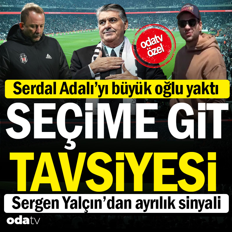 Oda TV: Beşiktaş'ın transferler görüşmelerini Serdal Adalı'nın oğlu Celal Alaz Adalı yürüttü 2 Oda TV'nin haberine göre Beşiktaş'ın çok tartışılan transferlerini ile ilgili yapılan görüşmeleri ve Serdal Adalı'nın oğlu Celal Alaz Adalı yürütmüş.