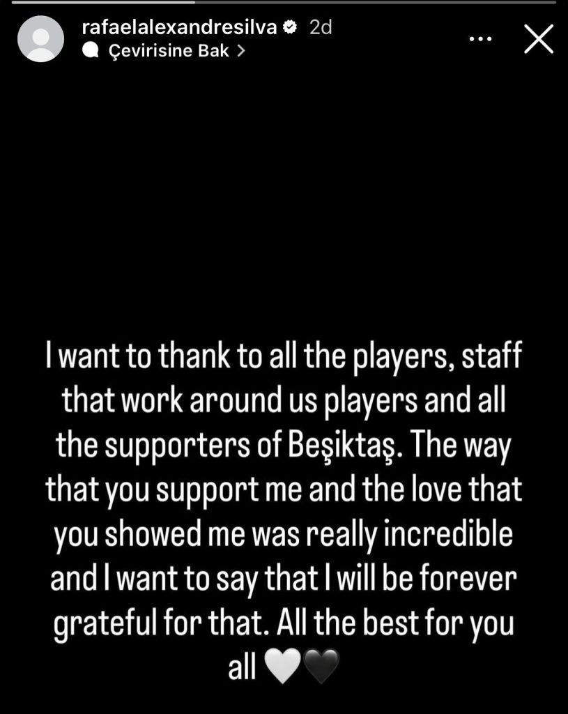 Rafa Silva'ya Benfica'dan tepki 2 rafasilvamesaj