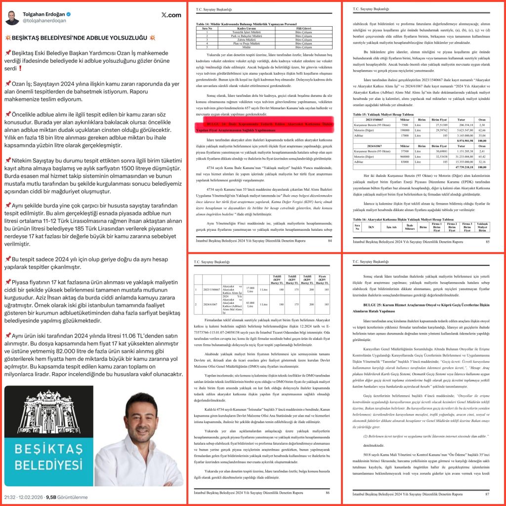 Beşiktaş Belediyesi'nde yakıt yolsuzluğu 2 besiktasbelediyesi2
