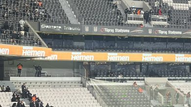 Veliefendi Hipodromu’nda protesto edilen Beşiktaş Başkanı Serdal Adalı, Konyaspor maçında taraftarla arasına bariyer koydurdu