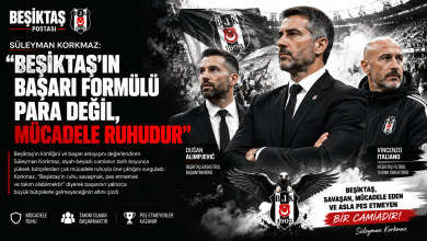 Süleyman Korkmaz: "Beşiktaş'ın Gerçek Gücü Parası Değil, Mücadele Ruhudur"