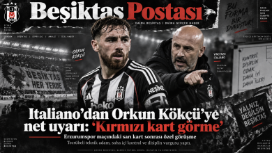 Vincenzo Italiano Orkun Kökçü’yü net uyardı: “Kırmızı kart görme” 2 Beşiktaş Teknik Direktörü Vincenzo Italiano Orkun Kökçü'yü uyardı.