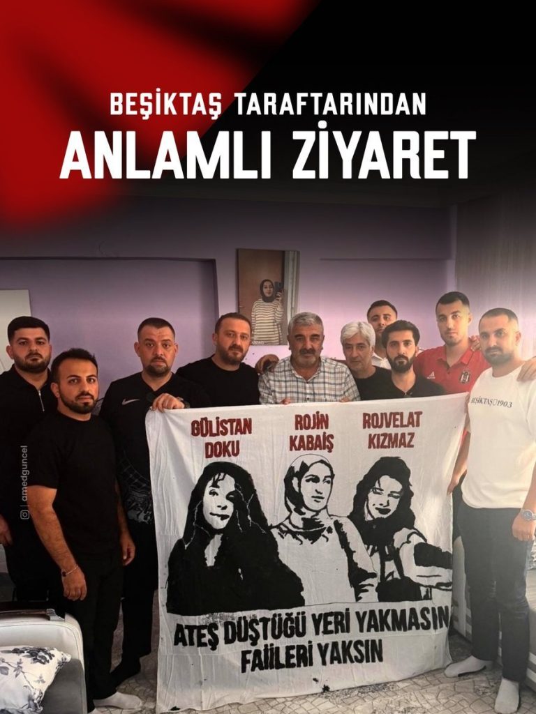 Amedspor ile Beşiktaş taraftarları dostluk dersi verdi 1 bjkamed2