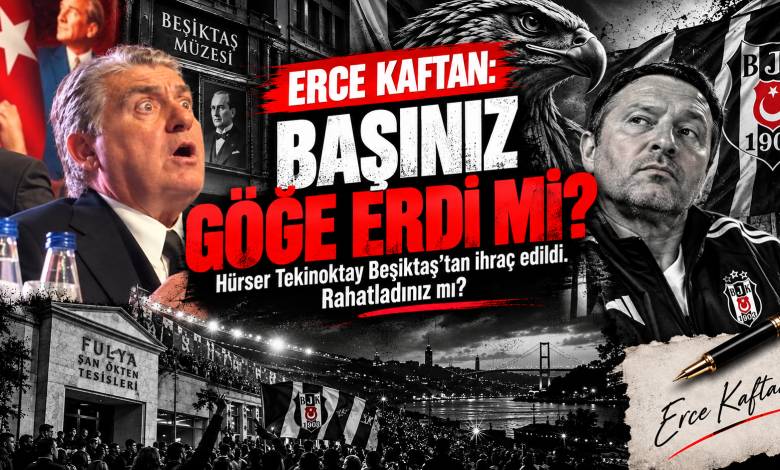 Beşiktaş Kongresindeki ihraçlara tepkiler dinmiyor. Erce Kaftan "Rahatladınız mı" 1 Gazeteci Erce Kaftan Hürser Tekinoktay'ın ihraç kararına tepki gösteren bir yazı kaleme alarak Rahatladınız mı diyen, Erce Kaftan "Tekinoktay'ın ihracına rahatladınız mı derken; Beşiktaş'ın sorunu, Hürser Tekinoktay'ın yüksek sesle konuşması değil. Beşiktaş'ın sorunu, yıllardır doğru soruların sorulmaması." dedi.